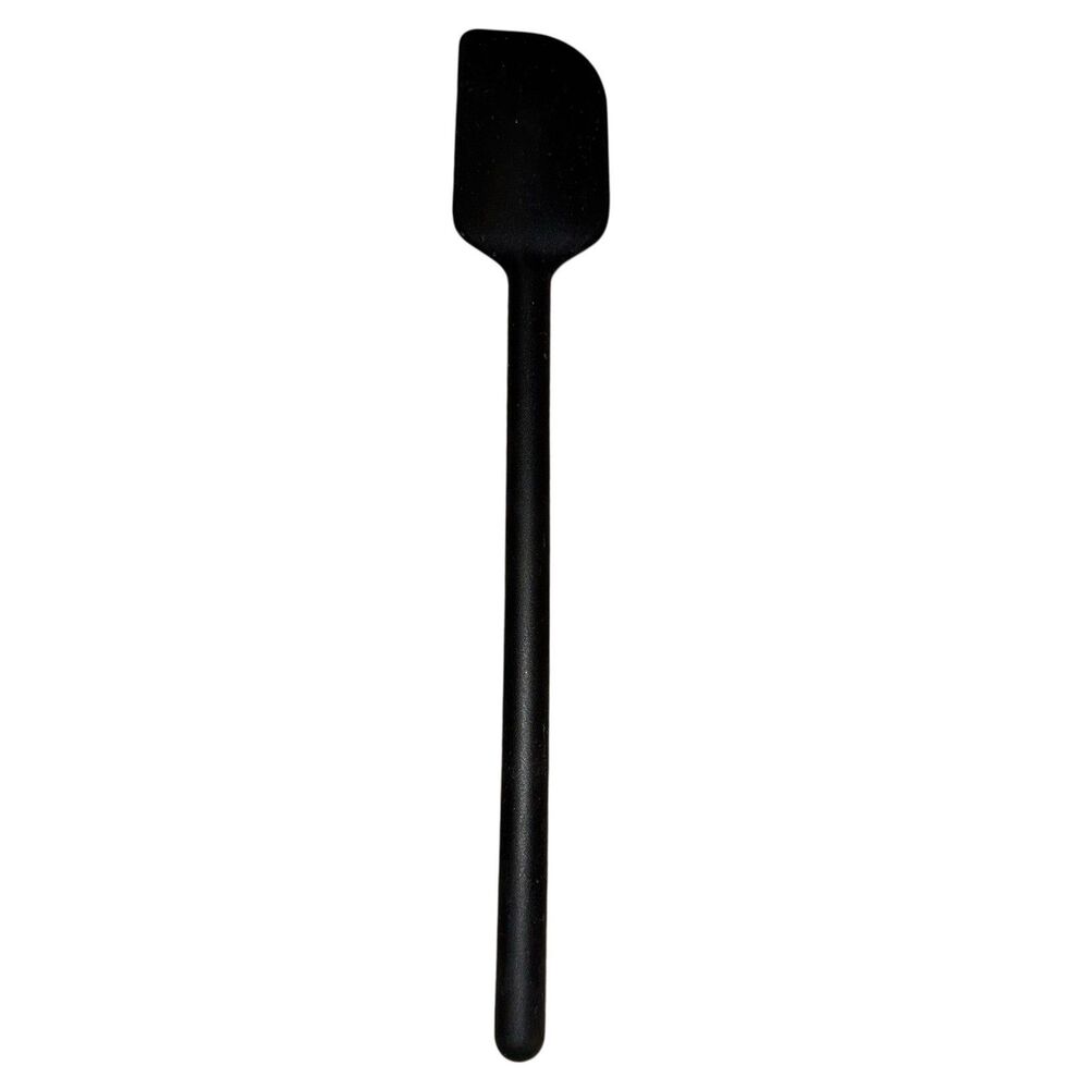Crate And Barrel Black Silicone Baking Spatula Cooking Serving‎